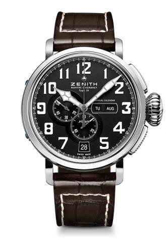 Review Zenith Pilot Type 20 Annual Calendar Replica Watch 03.2430.4054/21.C721